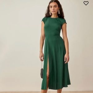 Like new Reformation Gavin Emerald Dress Size 4